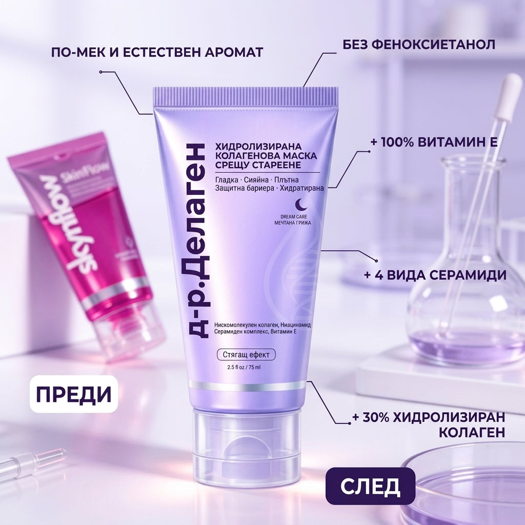 Възстановяваща маска с колаген и ниацинамид