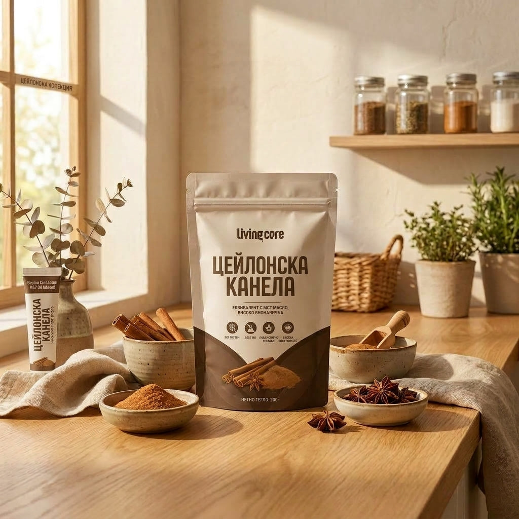 LivingCore® Био цейлонска канела на прах