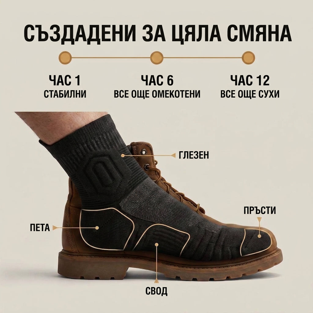 GroundGuard™ работни чорапи