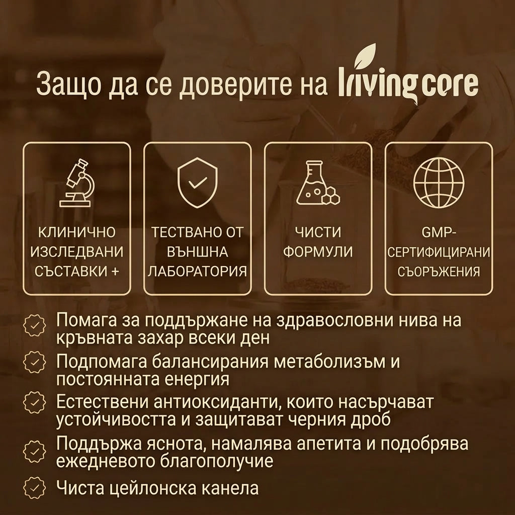 LivingCore® Био цейлонска канела на прах
