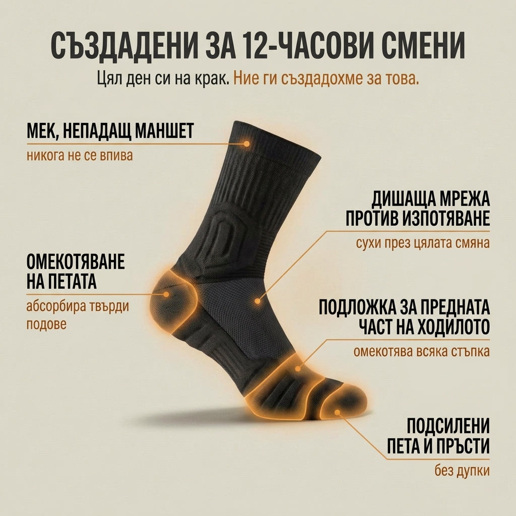 GroundGuard™ работни чорапи