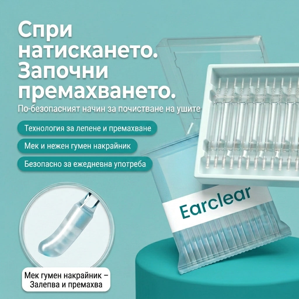 Лепкав уред за почистване на уши